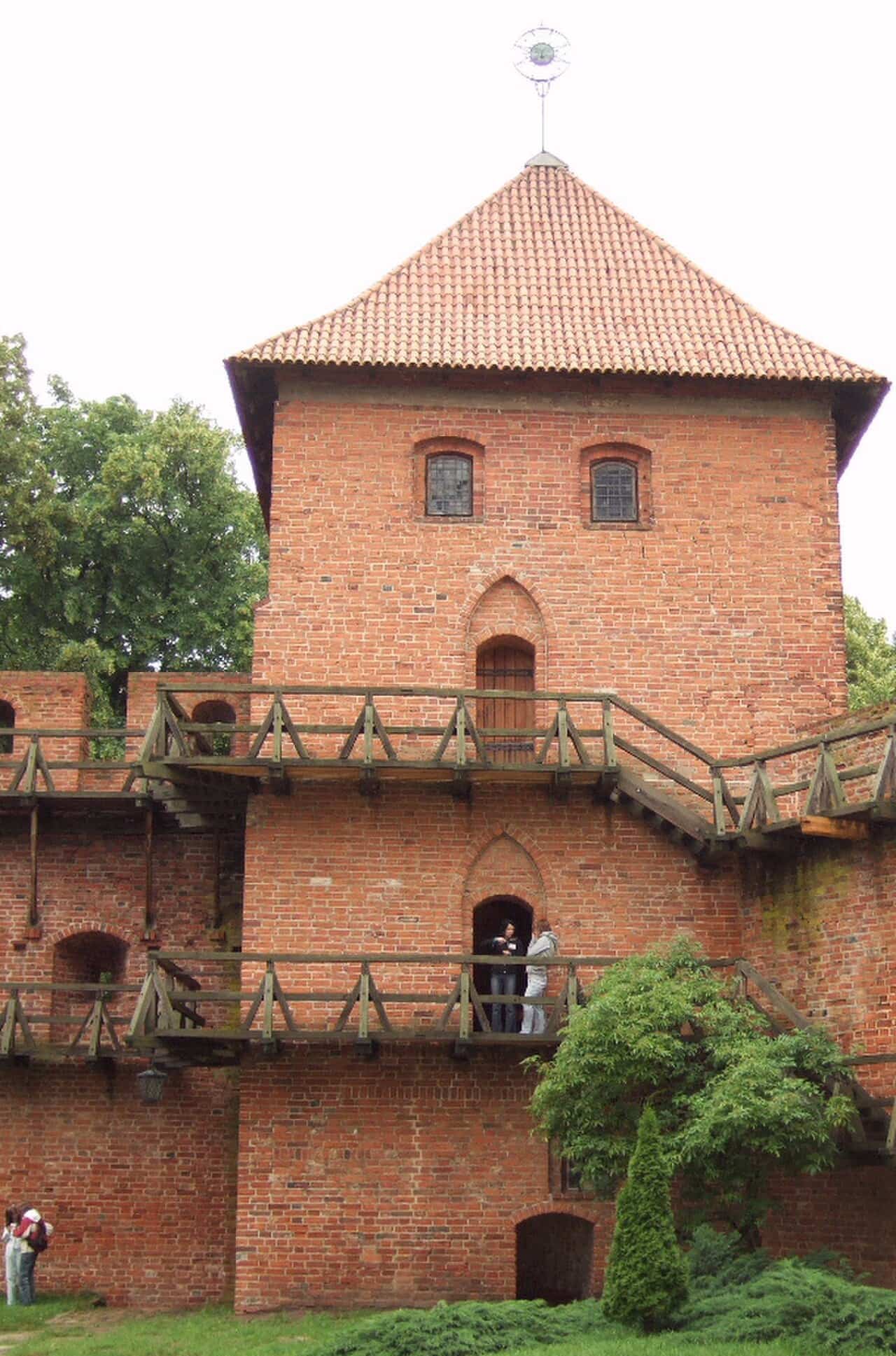 The tower at Frombork traditionally associated with Copernicus's observations