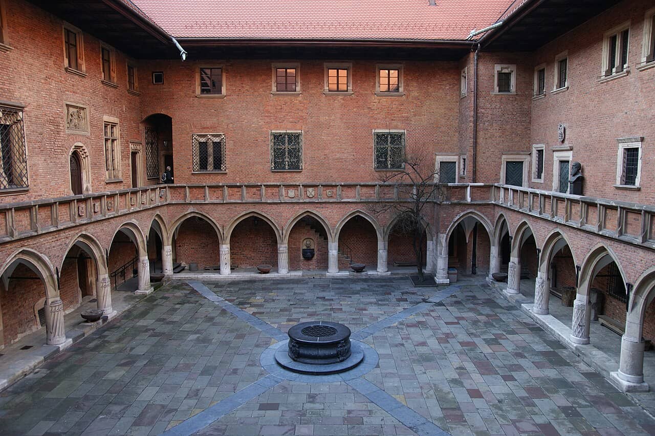 The Collegium Maius of the University of Kraków, where Copernicus studied from 1491