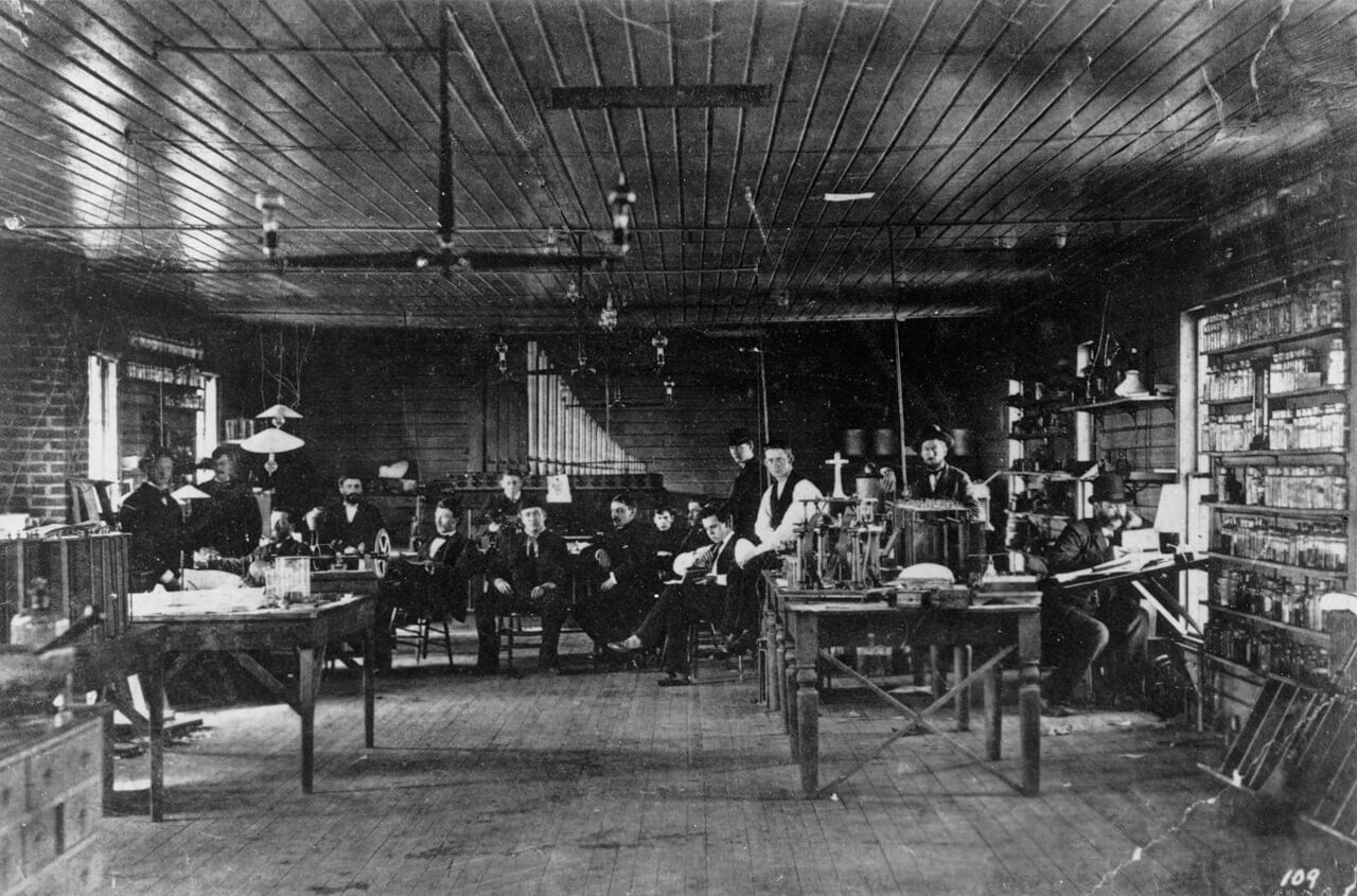 Edison's laboratory at Menlo Park