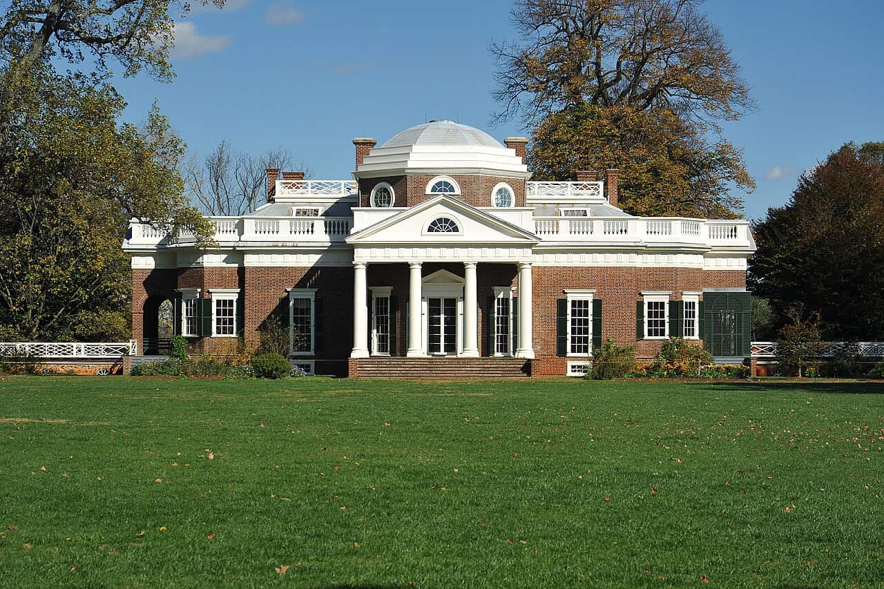 Monticello, Jefferson's house in Virginia