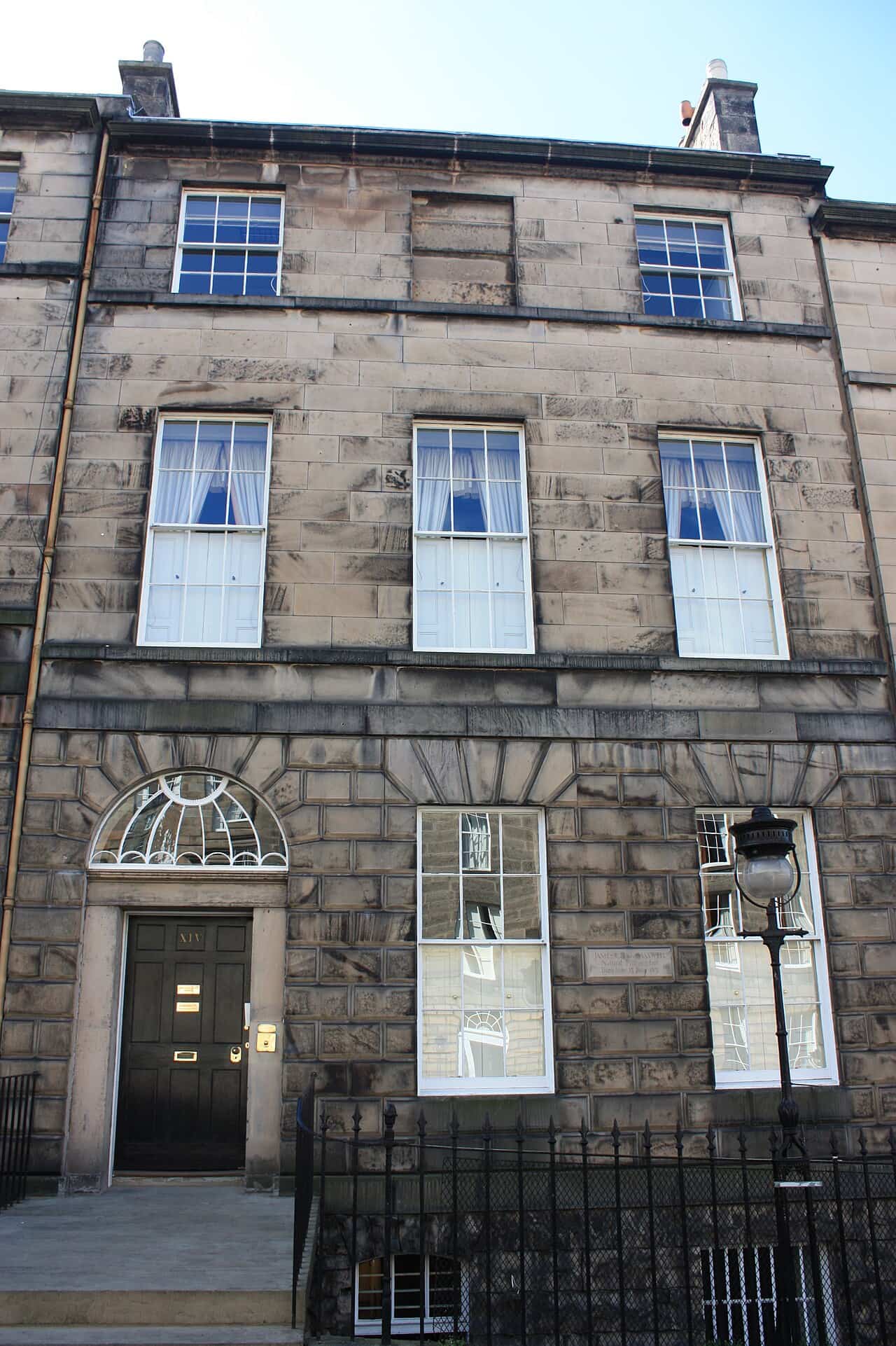 14 India Street, Edinburgh, where Maxwell was born