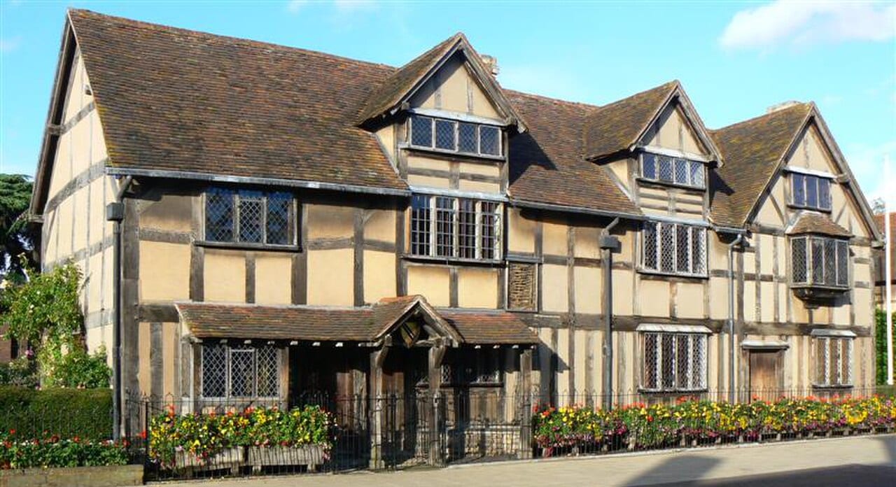 Shakespeare's birthplace in Stratford-upon-Avon