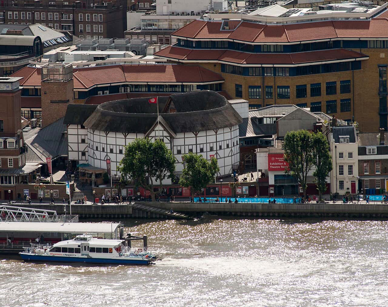 The reconstructed Globe Theatre in London