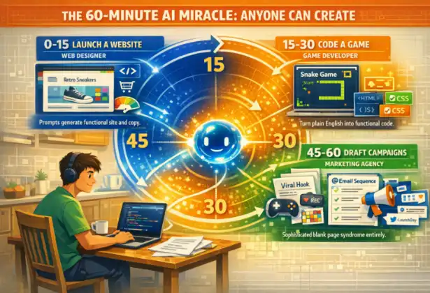 THE 60-MINUTE AI MIRACLE: ANYONE CAN CREATE