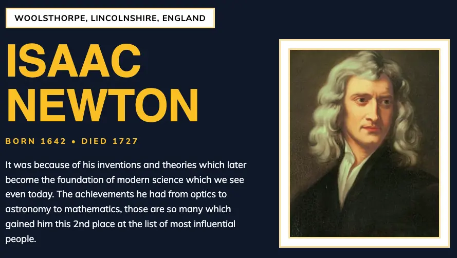 Isaac Newton